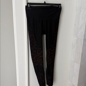 lululemon athletica Black and Brown Leggings